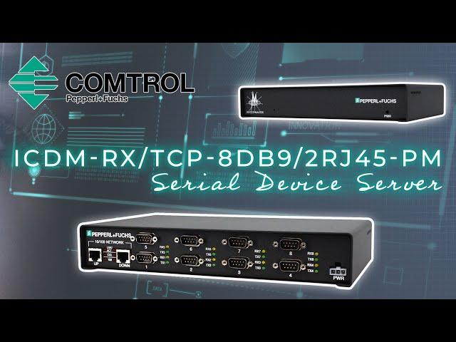 Pepperl+Fuchs Comtrol ICDM-RX/TCP-8DB9/2RJ45-PM