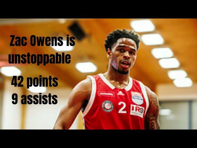 Zac Owens puts up 42 points , 9 assists and makes it look easy.