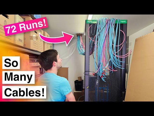 Massive Home Network Install - Part 2: Pulling The Cables!