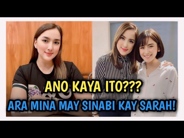 WHAT? ARA MINA MAY MAINIT NA SINABI KAY SARAH GERONIMO SA ISA NITONG INTERVIEW! | SARAH G NEWS PH