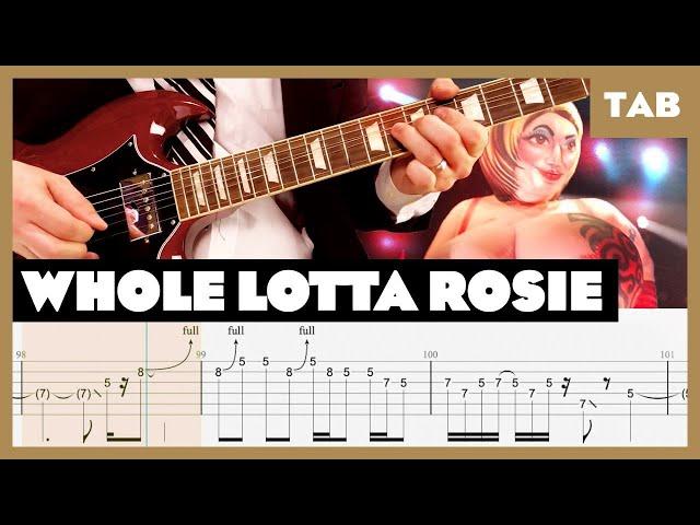 AC/DC - Whole Lotta Rosie - Guitar Tab | Lesson | Cover | Tutorial