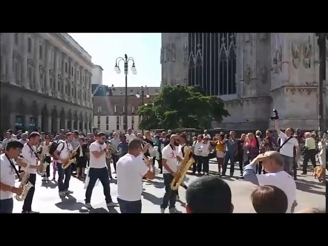 Funkasin Street Band @ Pianeta Uomo in Action - Duomo di Milano 26/10/15