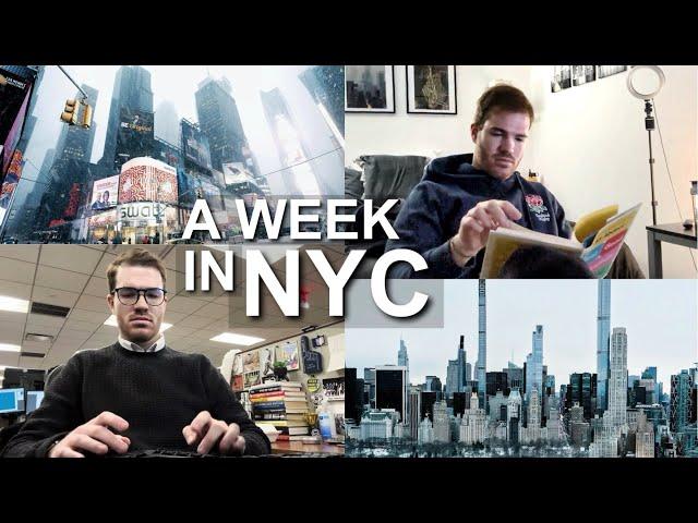 A BUSY week in investment banking | NYC vlog