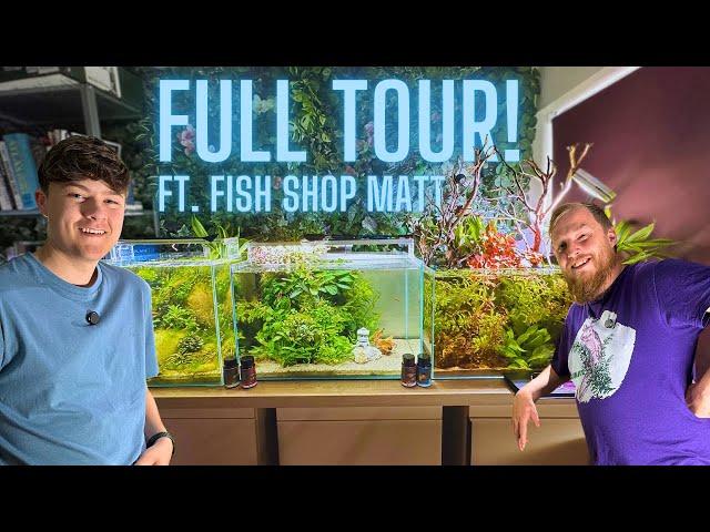 *EXCLUSIVE* FISHROOM TOUR Of Fish Shop Matt's Aquariums (Ft. @FishShopMatt )