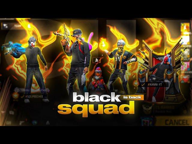 BLACK SQUAD IS BACK | പഴയ Power കാണിച്ചു കൊടുത്തു! 3 vs 6  കൂടെ EMOTE REVENGE ഉം