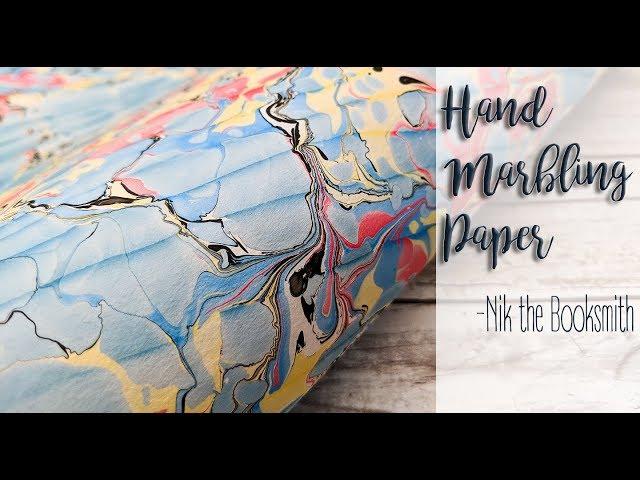 Hand Marbled Papers - Nik the Booksmith