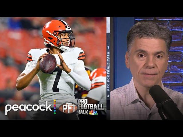 Analyzing how the Cleveland Browns carried out Joshua Dobbs trade | Pro Football Talk | NFL on NBC