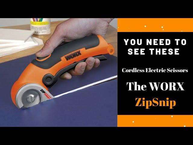 You Need To See These Cordless Electric Scissors The WORX ZipSnip