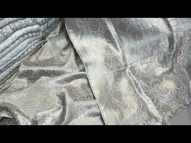 Chinese original pure banarasi atlas with dyeable fabric lose fabric