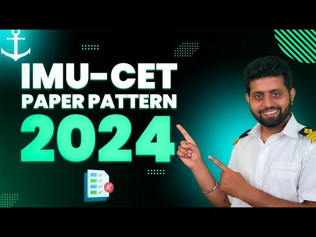 IMU CET Exam Pattern 2024