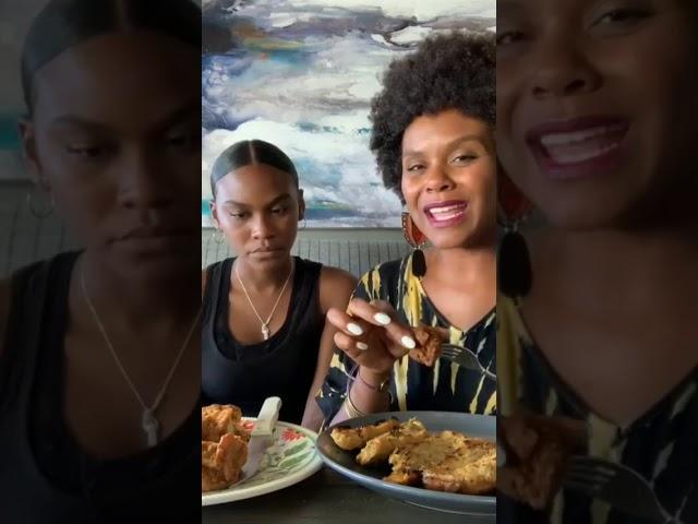 Tabitha Brown and Choyce Brown Eating House of Chickn