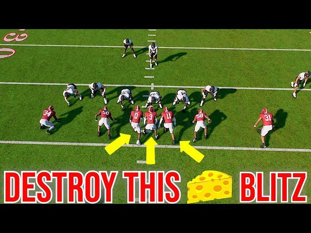 3 TRICKS To Beat The Cheesiest Blitz In College Football!