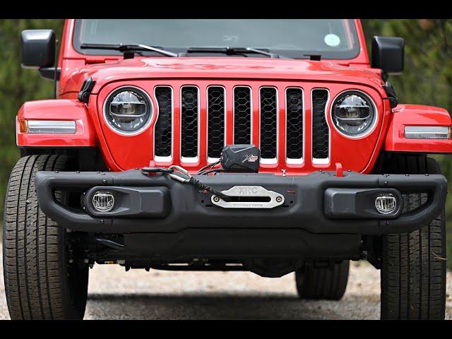 Wrangler 4xe Bumper Install - MP Concepts Forged Aluminum Bumper on a Sahara 4xe Wrangler