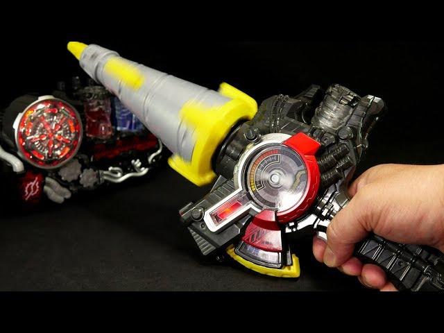 仮面ライダービルド 回転剣銃 DXドリルクラッシャー&ハリネズミフルボトル Kamen Rider Build DX Drill Crusher