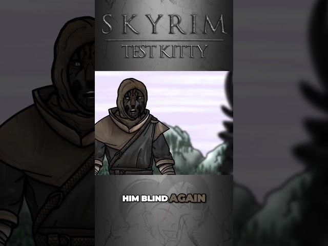 Senile Scribbles: Skyrim - Test Kitty (Part 2)