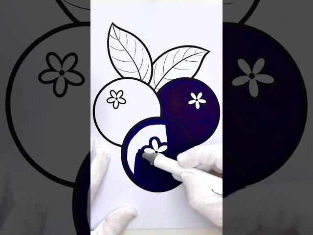 🫐 #coloring #coloringadventure #asmr #relaxing #asmrsounds #satisfying #art #drawing #animation