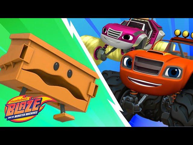 Blaze + Watts Take Down The Robots! | Blaze and the Monster Machines