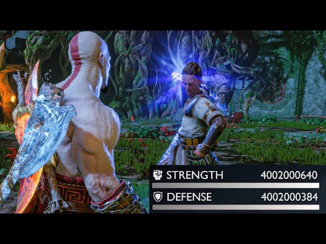 4 BILLION STRENGTH LORE ACCURATE KRATOS VS HEIMDALL - God of War Ragnarok -  NG+ GMGOW+ 4K60FPS