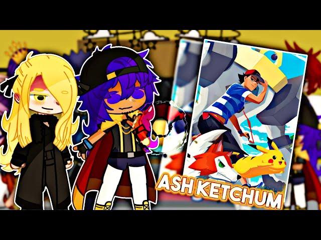 •Past Pokemon Champions react to Ash and other videos• || Pokemon Reacts||•️