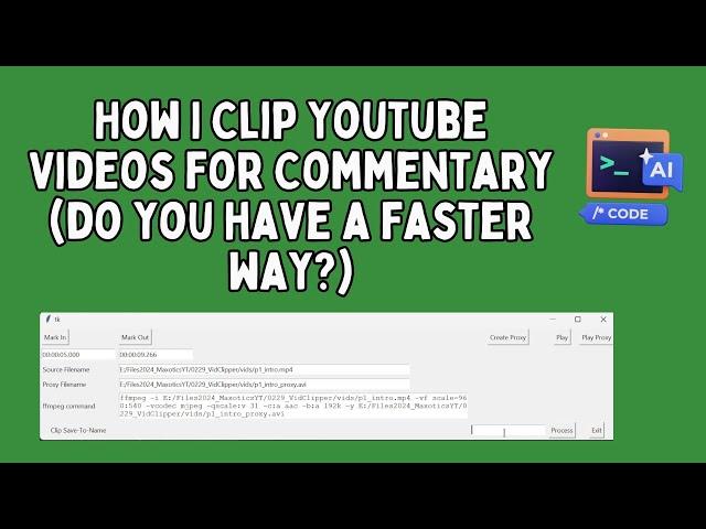 How I Clip Youtube Videos for Commentary (do you have a faster way?)