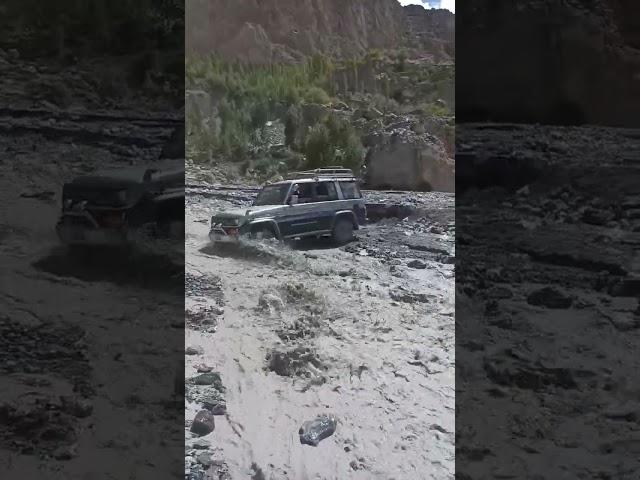 river crossing in Shimshal Valley Hunza Gilgit Baltistan Pakistan shorts short viral videos status