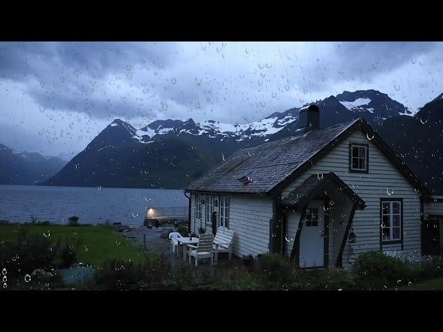 Thunderstorm Sounds by the Lake House | Thunder and Rain for Sleeping, Relaxing or Study