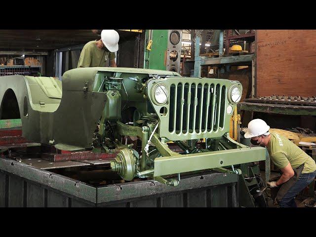 Awesome Way They Build WW2 Willys Jeep From Scratch