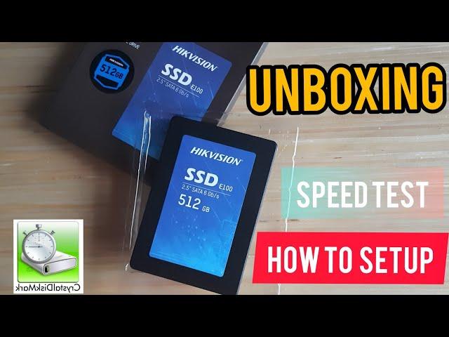 HIKVISION E100 512GB 2.5in SATA 6Gbs SSD | Unboxing | Testing | Speed Test | How to setup | Cheapest