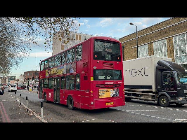 *Last day at Go-Ahead* Journey on D7 to Mile End| Go-Ahead London WVL425 LX11FHZ