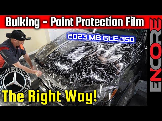 Mastering PPF - Full Hood Bulk Install - Mercedes GLE 350 Benz - Paint Protection Film How To DIY