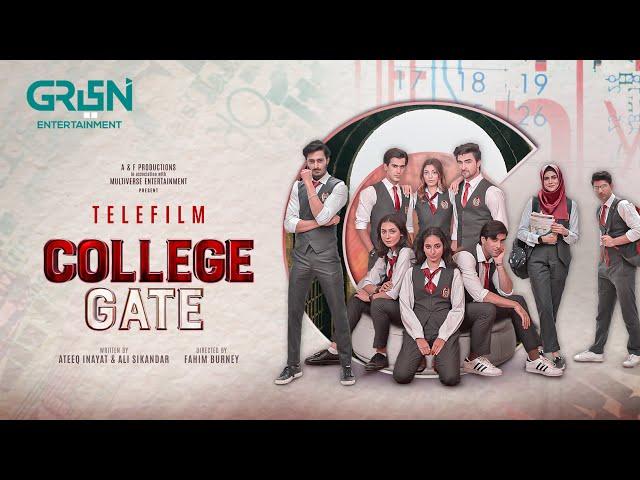 College Gate | Telefilm | Mamya Shajaffar | Khaqan Shahnawaz | Hina Chudhary | Washma | Green TV