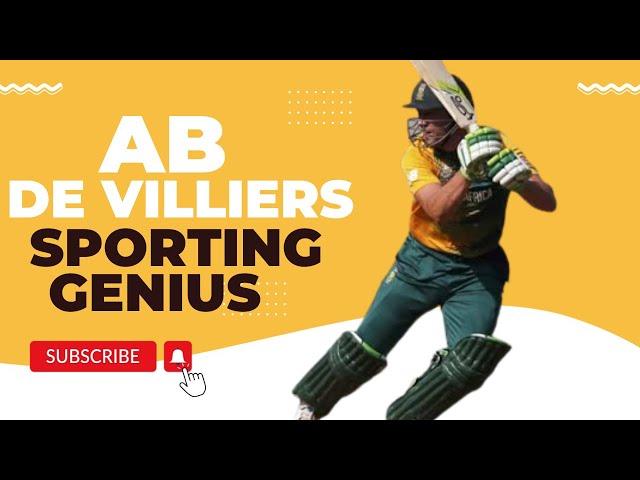 AB De Villiers -  Sporting Genius