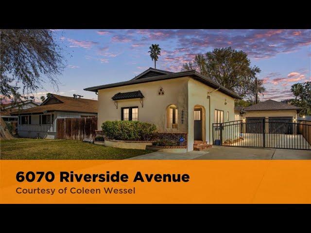 6070 Riverside Avenue Riverside, CA 92506 | Coleen Wessel | Real Estate Video