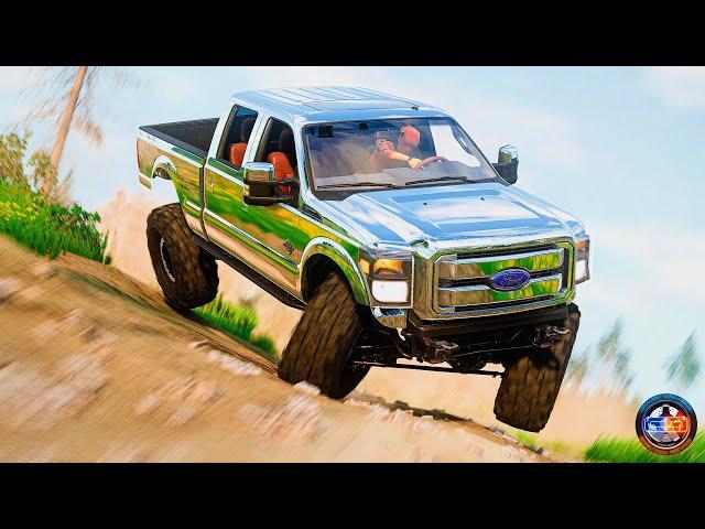 Satisfying Rollover Crashes #34 - BeamNG drive CRAZY DRIVERS