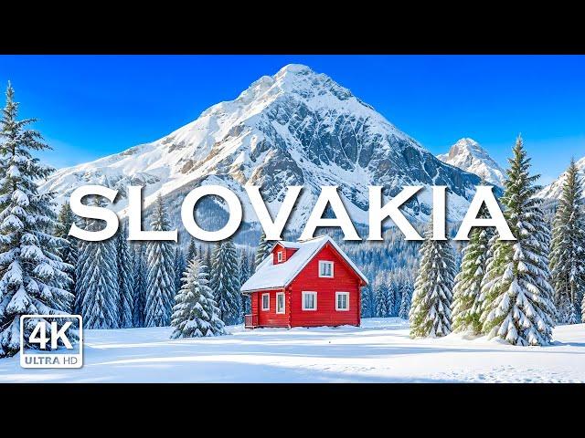 Winter Slovakia 4K Ultra HD • Stunning Footage Slovakia, Scenic Relaxation Film with Calming Music