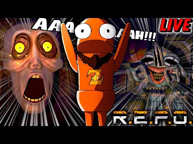 Steven Z KILLER PLAYS: R.E.P.O WITH FRIENDS WITH MODS!!!