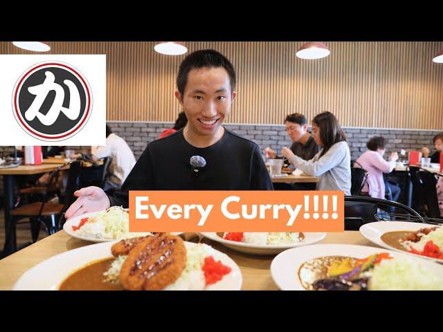 Trying EVERY Curry At The Bay Area's BEST Japanese Curry Restaurant | Curry Hyuga!