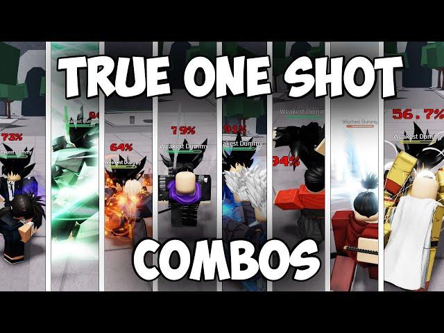 TRUE ONE SHOT COMBOS FOR EVERY CHARACTER (Strongest battlegrounds) #3