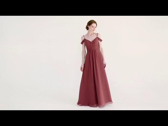 2019 New Arrival - Tulle & Chantilly Canyon Rose Bridesmaid Dress TBQP459