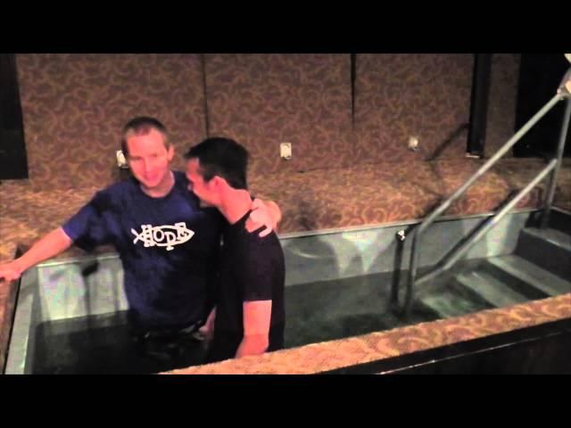 Mike Krzesowiak Baptism