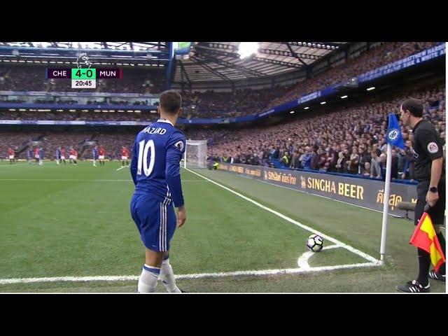 The day Hazard showed Man utd players, who is the boss!
