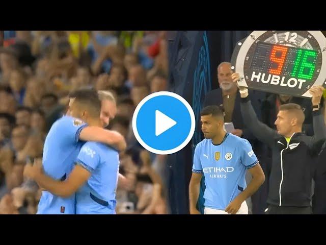 Rodri substitution return vs Bournemouth vs Manchester city after injury, Rodri back vs Bournemouth