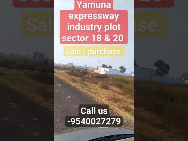 yamuna expressway industry and residential plot sale purchase development #yeida #jewarairport