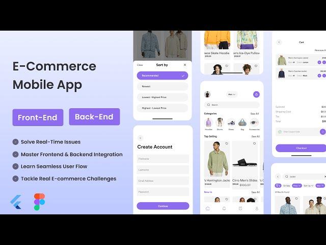 Build a Full-Stack E-Commerce App | Flutter & Node.js/Firebase Integration | 1