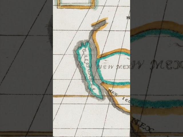 California was an Island for 250 years on maps