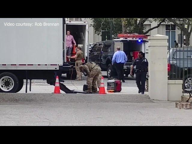 Bomb squad takes custody of artillery shell