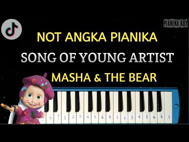 Masha & The Bear - Song of a Young Artist  (Hari Melukis) | Viral tiktok lagu Masha Ultrafunk