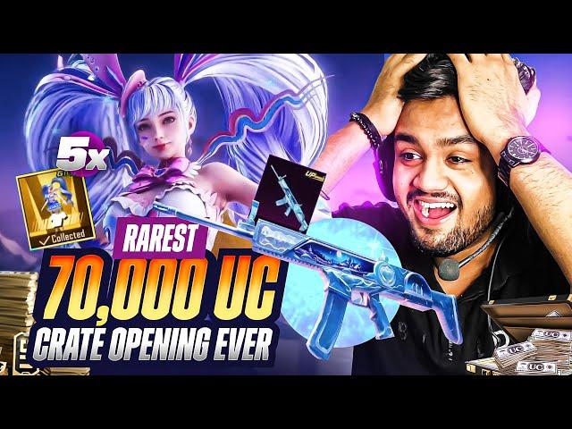 Lost 70,000 UC | Crate Opening of the New Glacier Scar-L and Ultimate Set | Rarest Crate Opening?