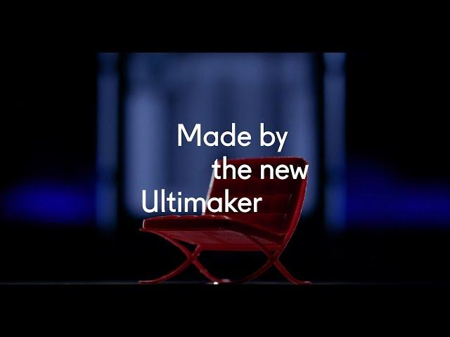 Made by the new Ultimaker - Chair teaser