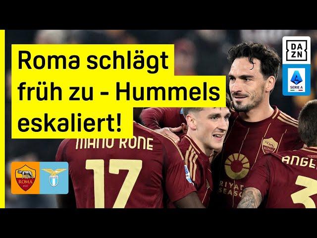 Heißes Derby in der Hauptstadt: Saelemaekers liefert ab! AS Rom - Lazio | Serie A | DAZN Highlights